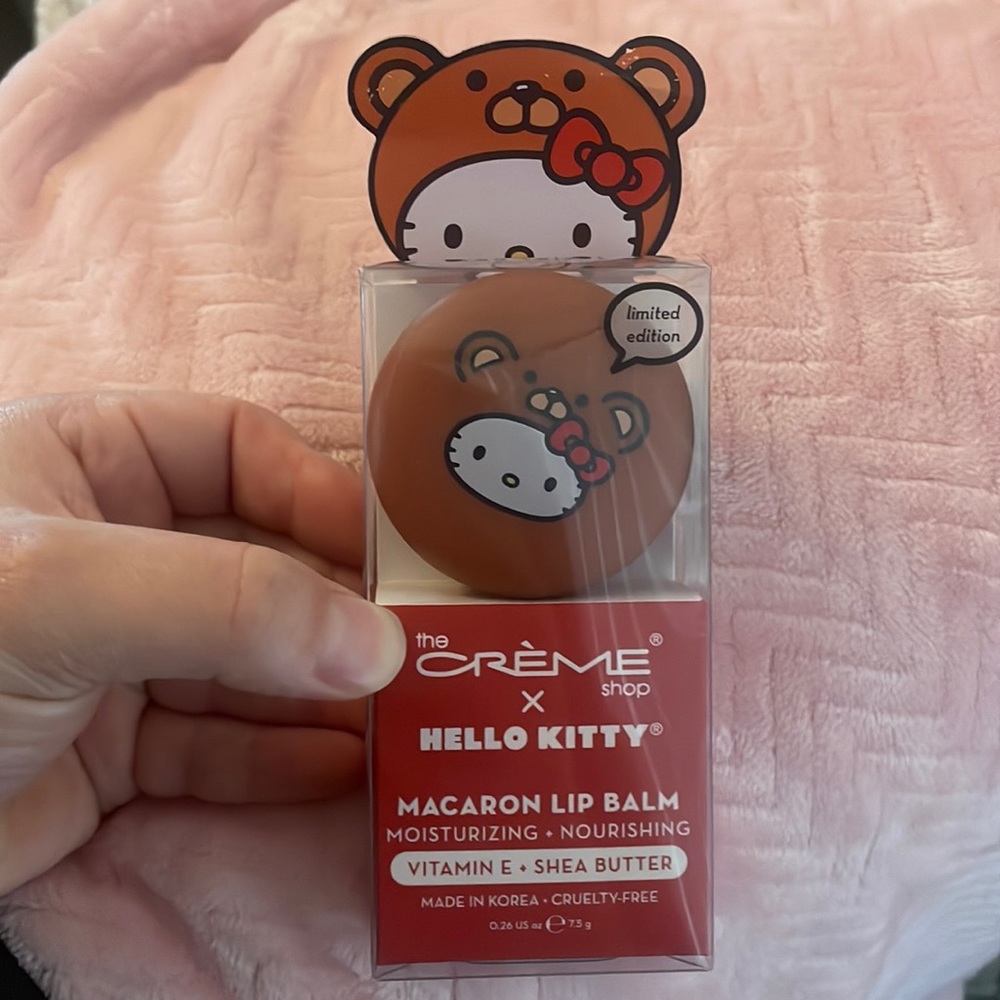 Hello kitty macaron lip balm